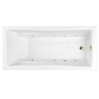 Гидромассажная ванна WHITECROSS Palace 0104.180080.100.RELAX.GL 180x80 см Relax золото